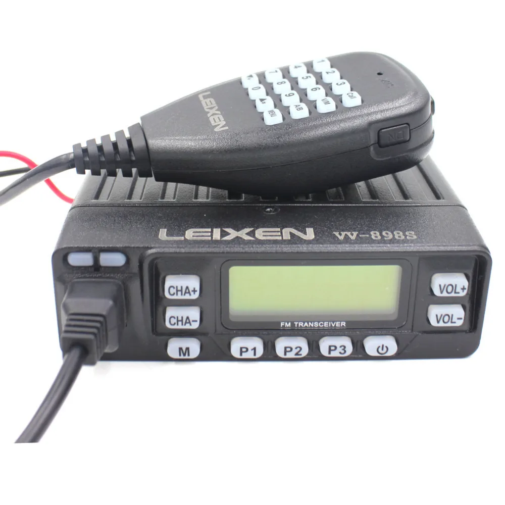 LEIXEN VV-898S мини мобильный радио 136-174& 400-480 МГц Dual band трансивер любительских Ham радио+ USB кабель для программирования