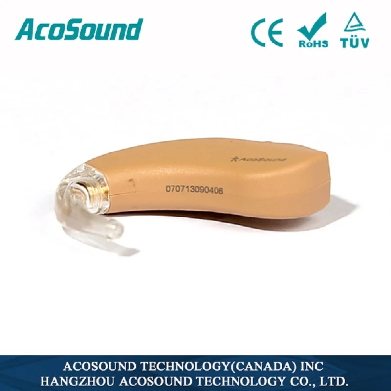 Acosound 610bte Ушной уход Инструменты Цифровые слуховые аппараты программируемый 6 Каналы БТЭ ухо слуховые аппараты устройства