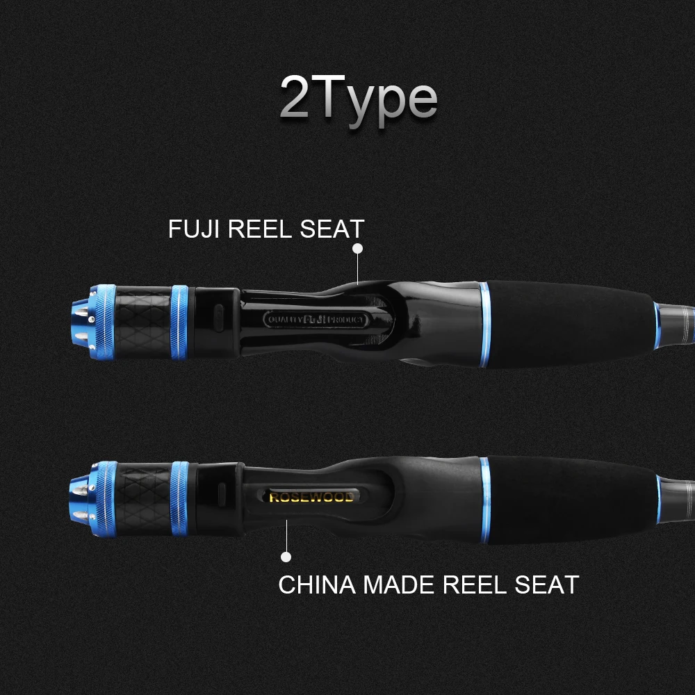 RoseWood 1,95 m Shore медленное отжимное удилище, лодочное удилище, 2 секции, вес приманки 30-200 г, высокоуглеродистая морская удочка для морской рыбалки