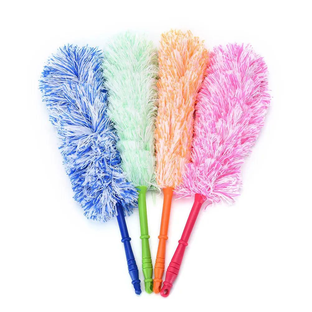 4 Colors Car Dust Static Feather Duster To Clean The Dust Wiper New