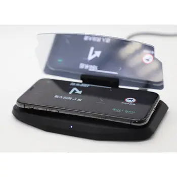 

HUD Car Navigation Mobile Phone Holder HD Multi-Function Folding Wireless Charging Head-Up Display Navigation Projector