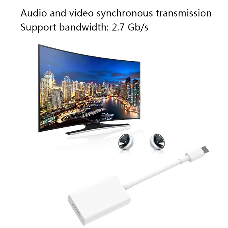 USB C к HDMI адаптер Kebidu 4K Тип 3 1 папа женскому кабелю конвертер для MacBook хром Samsung S9
