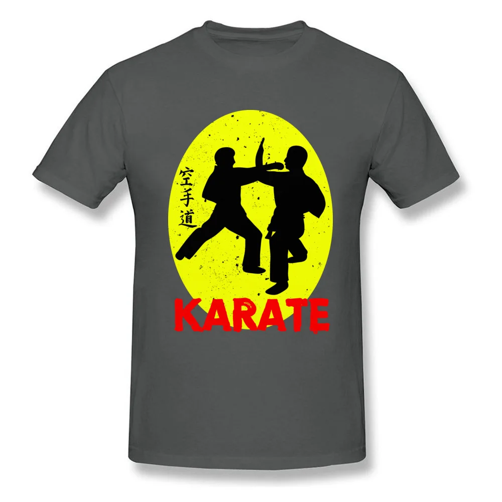 Karate O Neck T Shirt Fall T Shirt Short Sleeve Hot Sale Pure Cotton Leisure T Shirt Normal Youth Free Shipping Karate carbon