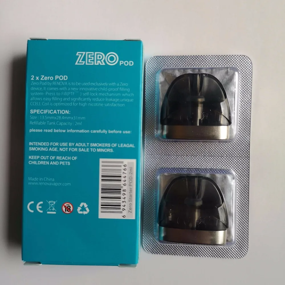 Оптовая продажа оригинальная электронная сигарета Vaporesso Renova Zero Pod с емкостью 2 мл