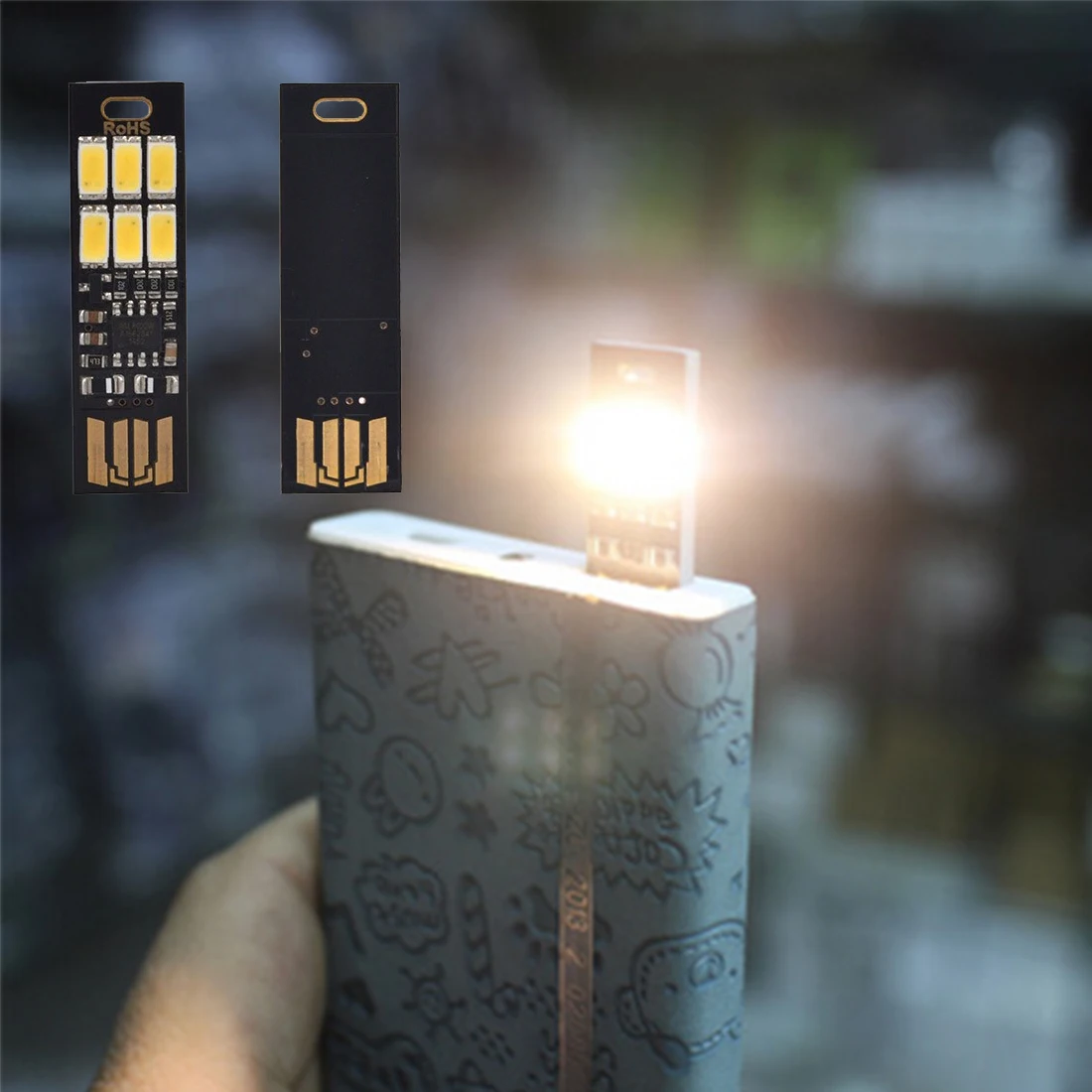 

Mini Mobile Power USB LED Lamp 6 LED Camping Computer Portable Night Lights USB Gadget Light For PC Laptop