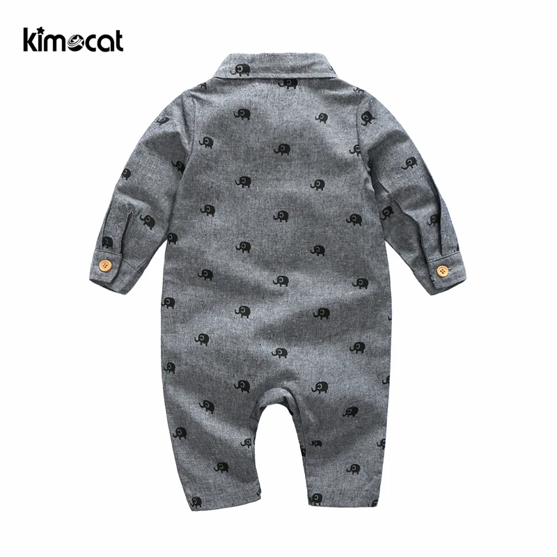 Kimocat одежда для маленьких мальчиков весна осень красивая комбинезоны детские с