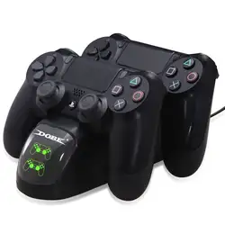 Топ предложения Новый Контроллер Dual Зарядка через usb Зарядное устройство док-станции для PS4/PS4 Slim/PS4 Pro Controller (черный)