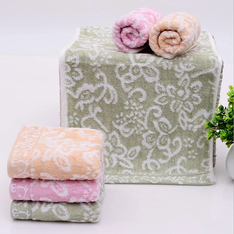 

Jacquard Thicker Absorbent Towel Active Printing And Dyeing Face /Hand /Hair Towel Environmental Health Breathable Towel