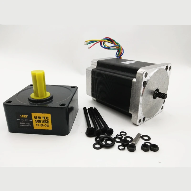 

Ratio 1:10 NEMA34 6A 9.5NM 1357oz-in L: 126mm Gear reducer+Stepper Motor For Packaging Machinery New In Box