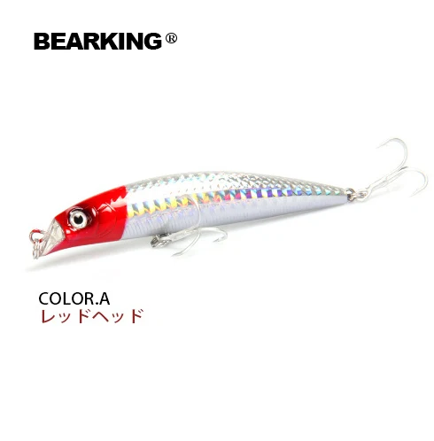 Hot model bearking Retail fishing lures, floating minnow,penceil bait size 90mm 10g,magnet inside,dive 0.5m