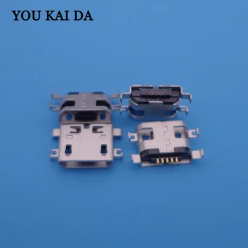 

50pcs 5 pin Mini Micro usb connector jack charge socket charging port plug for Lenovo S720 A298T S890 S880 P700 A710E