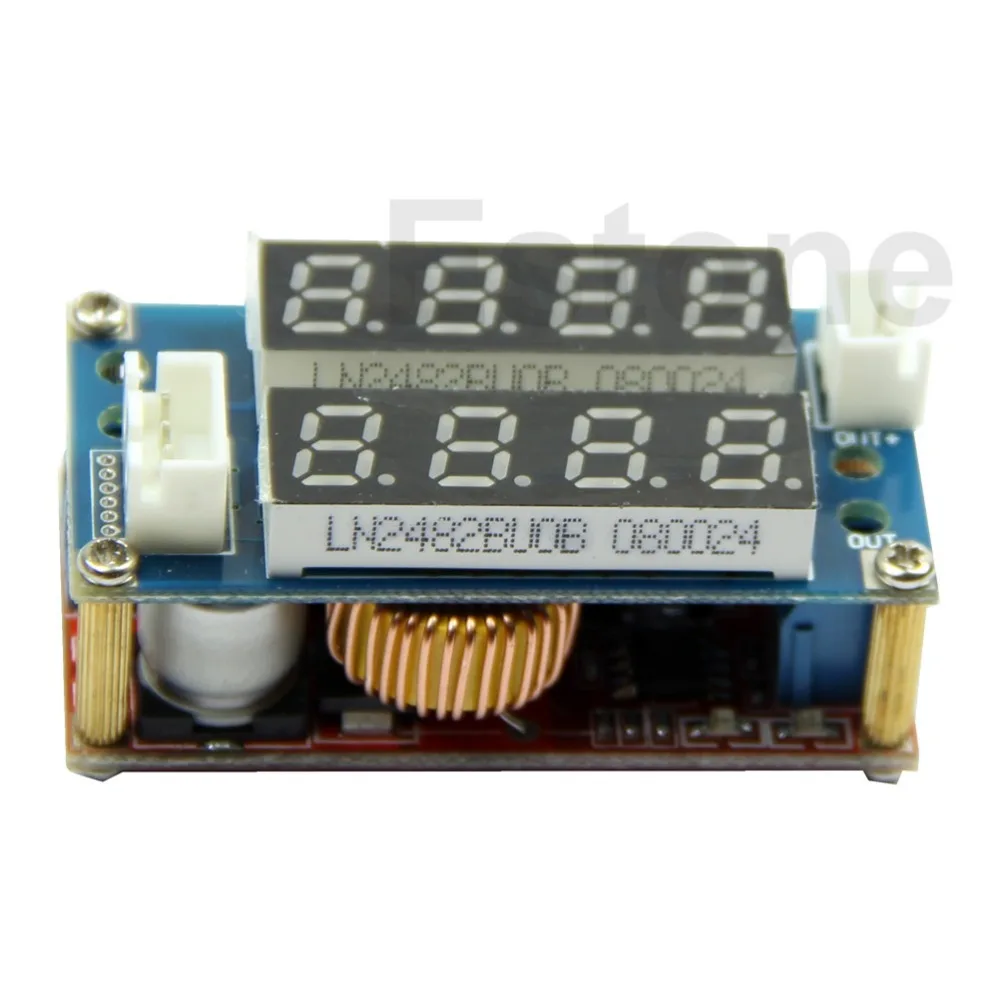

5A Adjustable Power CC/CV Step-down Charge Module LED Driver Voltmeter Ammeter