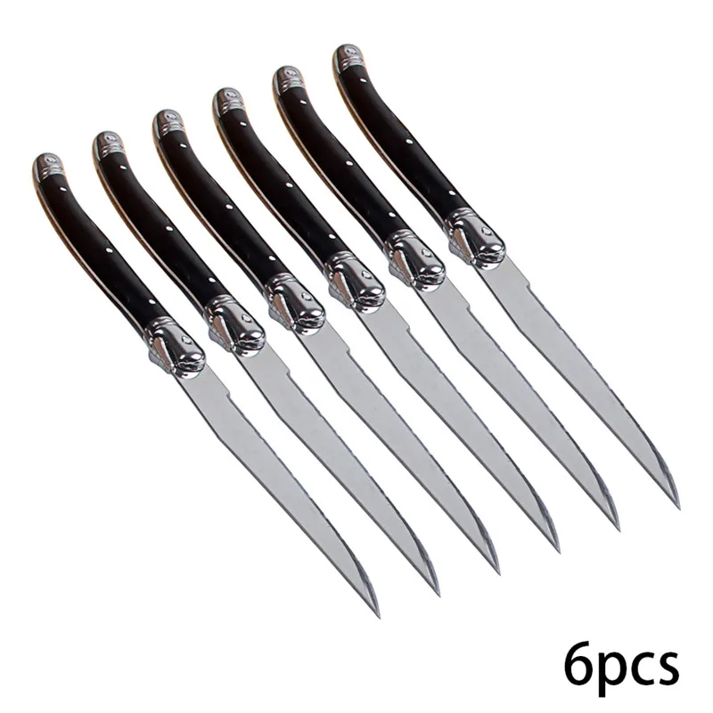 Black dinnerware set Laguiole (11)