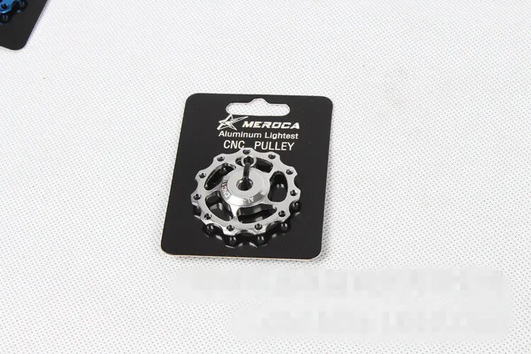 MEROCA MTB дорожный велосипед 7075 Алюминиевый сплав задний переключатель 11 T направляющий Велоспорт Керамика/металлический шкив подшипник колеса 1 шт