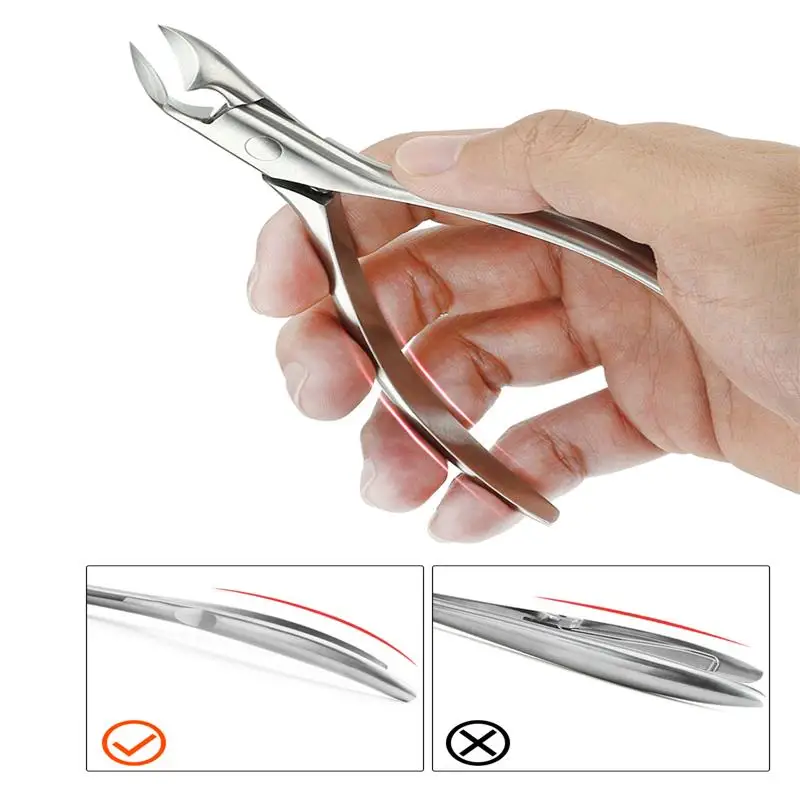  Nail Clippers Foot Cuticle Scissors Pliers Manicure Trimmer Cutters Paronychia Nippers Pedicure Man