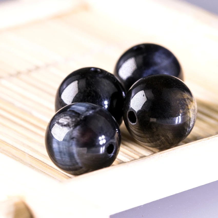 Бусины из натурального камня с голубым тигровым глазом бусы камней 4 14 мм опт|blue