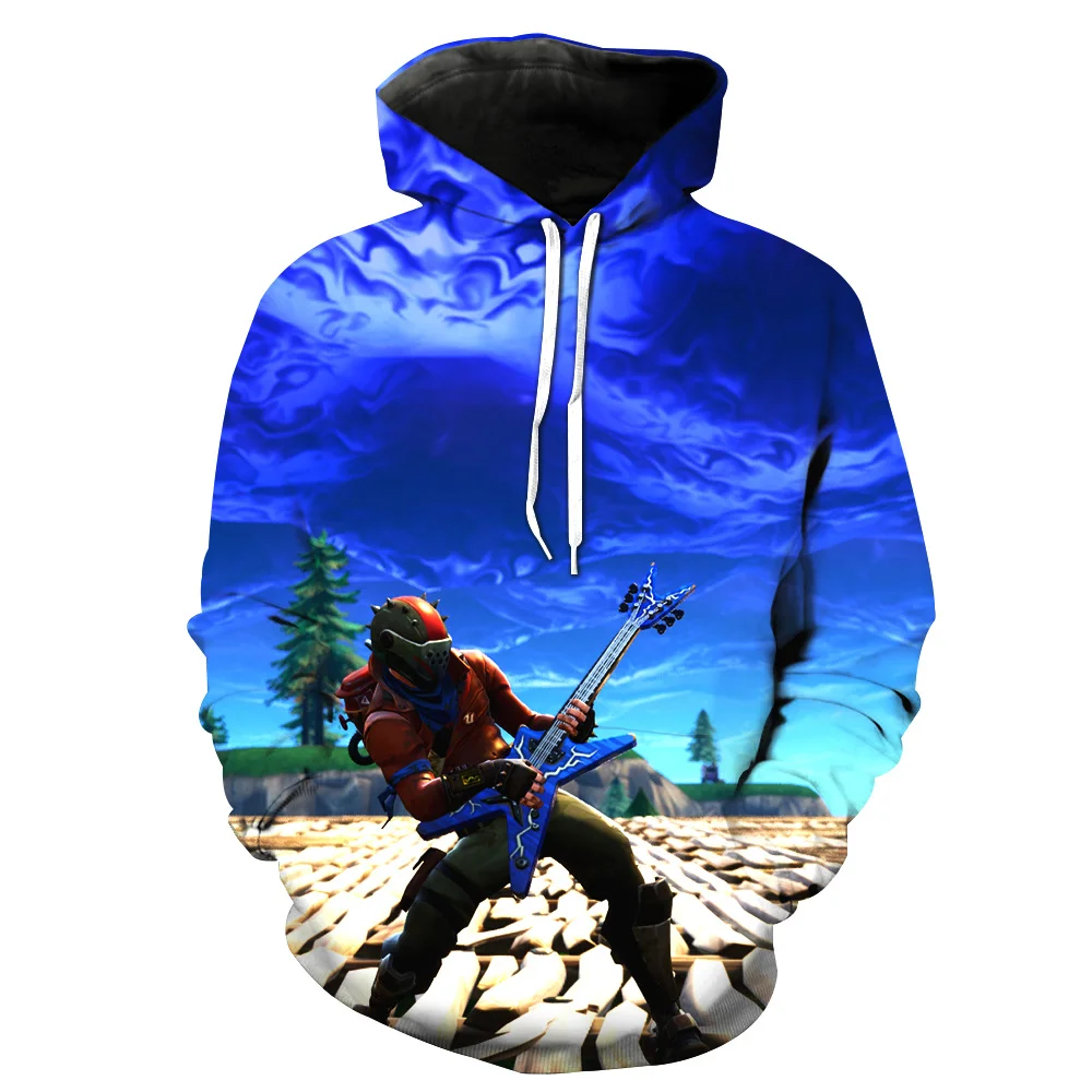 Fans Wear Men Hoodie Fortress Night Gaming Hoodies Battle Royale Print 3D Hooded Pullover