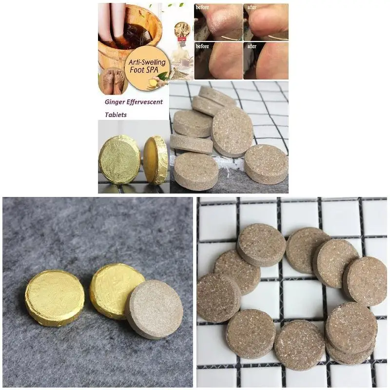 Günstig Hohe Qualität Ingwer Brause Tabletten Fußbad Anti schwellungen SPA Massage Pediküre Fuß Pflege