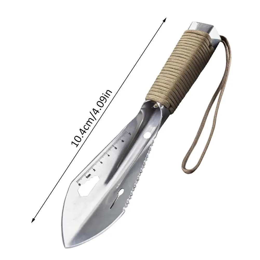 Multifunctional Portable Folding Beach Shovel Survival Spade Trowel Dibble Emergency Garden Camping Outdoor Palaplegable Tool