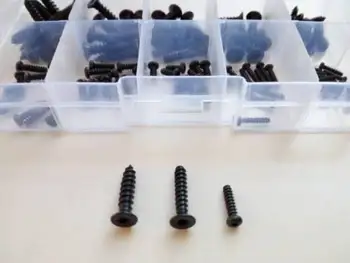 

110pcs M2 M2.6 M3 M4 Allen sheet metal screws model aircraft self-attack bolts