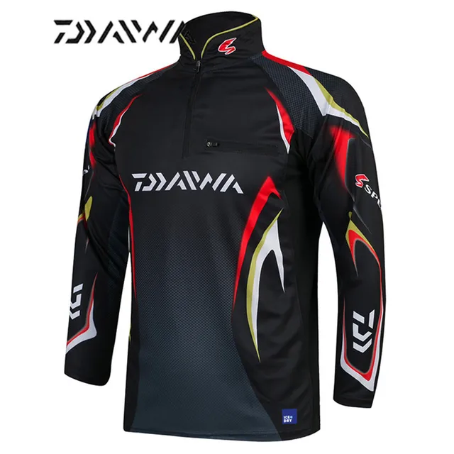 $US $16.63 Daiwa brand 2018 autumn new men professional fishing t-shirts UPF 50+ sunscreen clothing breathable