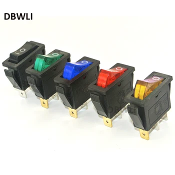 

5pcs On/Off led illuminated Rectangle Rocker Switch 2 Position Car Dashboard Dash Boat SPST