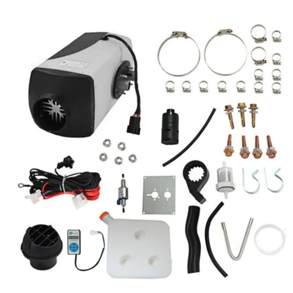 

5KW 12V Oil Fuel Heater Professional Air Parking Heater Low Emissions Universal Heating Device For Car Trucks Boat Bus