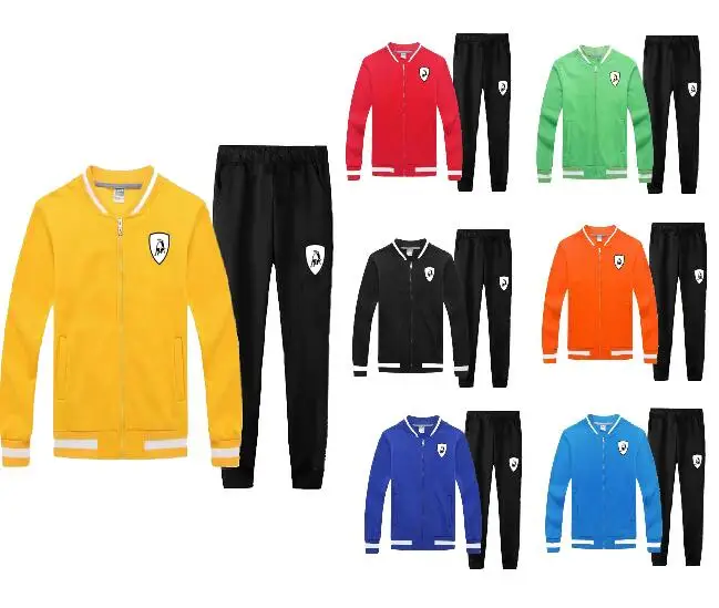 

Men's Gym TrackSuit Sport Jacket Suit Set Trousers Jogging Bottom Top Sweatsuits Blazer Train track suit baseball
