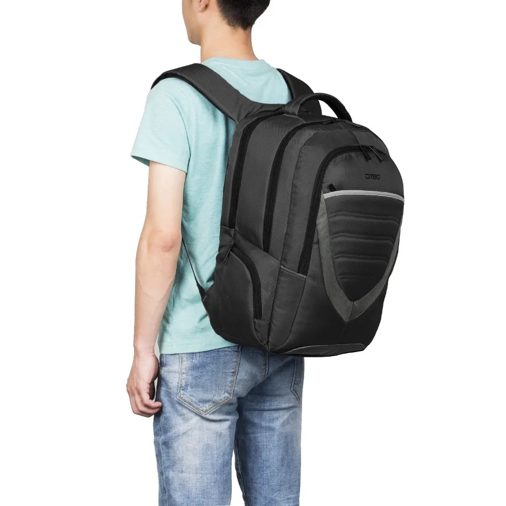 DTBG Travel Backpack with Reflective Strip Waterproof Large Capacity