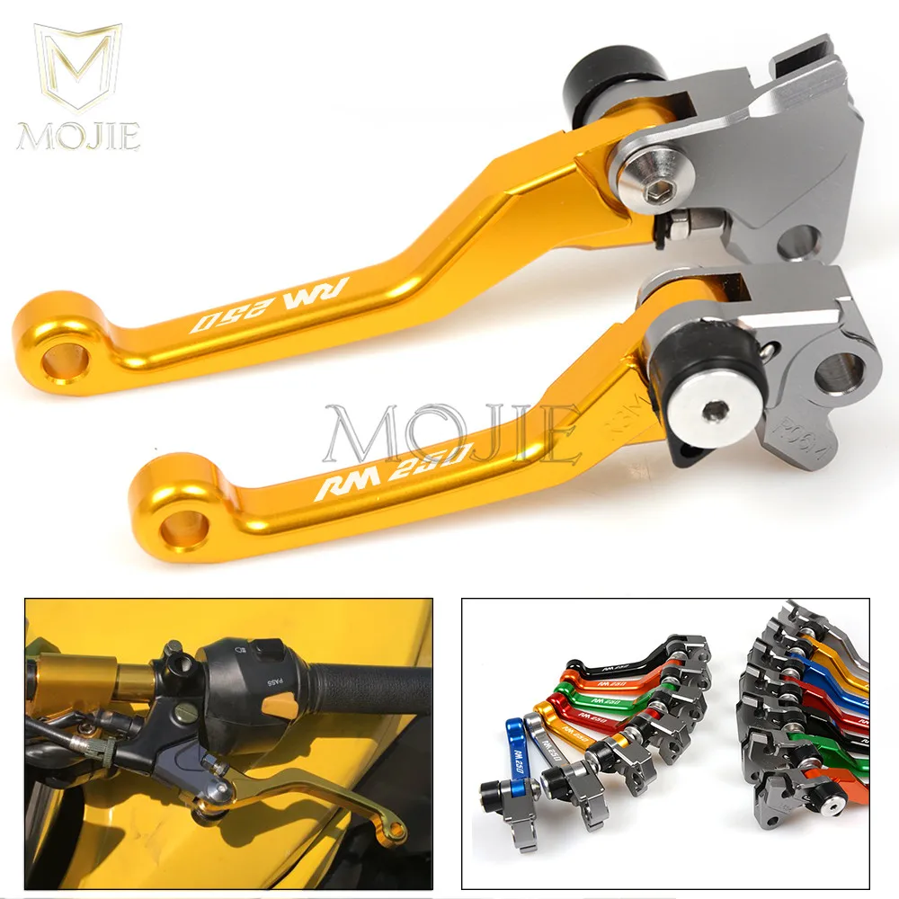 

For Suzuki RM250 RM125 RM 125 250 1996-2003 1997 1998 1999 2000 2001 2002 CNC Pivot Brake Clutch Lever RM250 Dirt Bike Motocross