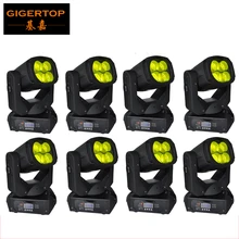 Большая скидка 8 шт./лот 4x25 Вт светодиодный супер луч светильник DMX 9/15 каналов угол луча 5-40 градусов CE ROHS 130 Вт 110 В-240 в диско DJ луч