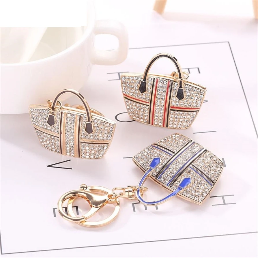 

OTOKY key rings 1 PC Key Chains Hot Handbag Sparkling Charm Keychain Bag Handbag Key Ring Car Key Pendant ov27