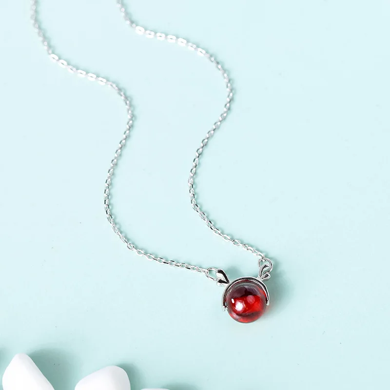 Подвеска-маятник collier femme argent silver 925 ювелирный кулон ожерелье набор женский ожерелье украшения из серебра 925 пробы ошейник чокер