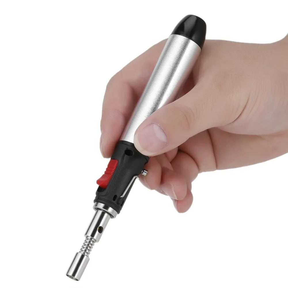 

Electronic Cordless Solder Iron Gas Soldering Iron Flame Butane 12ml Heat Gun Welding Torches Tool 1300 degree Welding Equipment