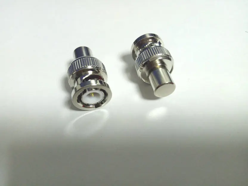 

2pcs copper BNC Male Plug RF/Coaxial Connector Adapter 50 OHM End Terminator
