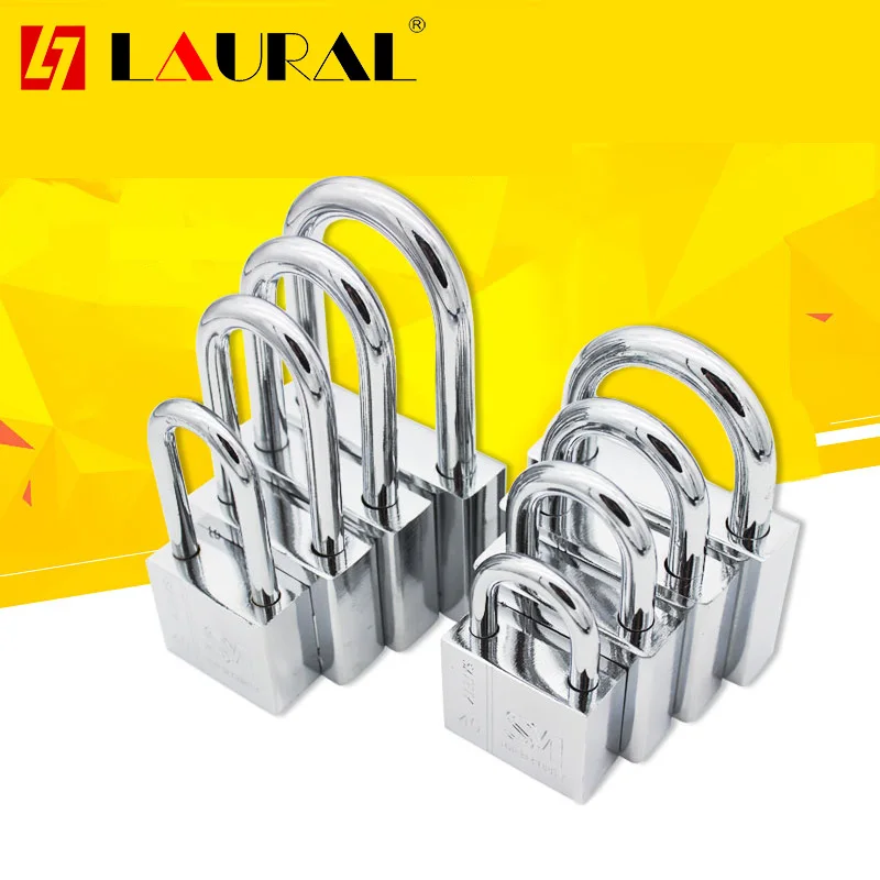 Door Padlock Stainless Steel Anti Theft Lock Waterproof Rust Proof