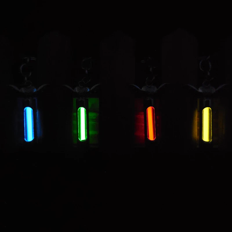 Автоматический светильник Тритий газовая лампа брелок в форме ангела флуоресцентные трубки из титанового сплава брелок спасательный аварийный светильник s