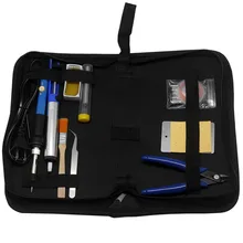 AideTek 15in1 60 W Termoelétrica Kit Ferro De Solda Ferramenta de Soldagem CarryBag SPD1