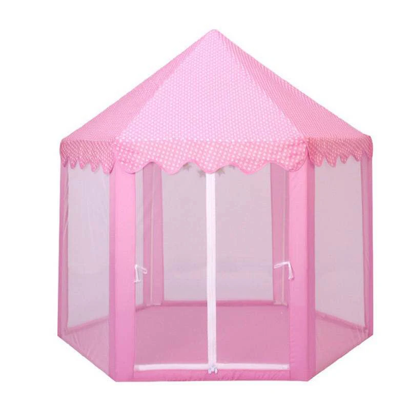 Best Baby toy Tent Portable Folding Prince Princess Tent Children Castle Play House Kid Gift Outdoor Bea
