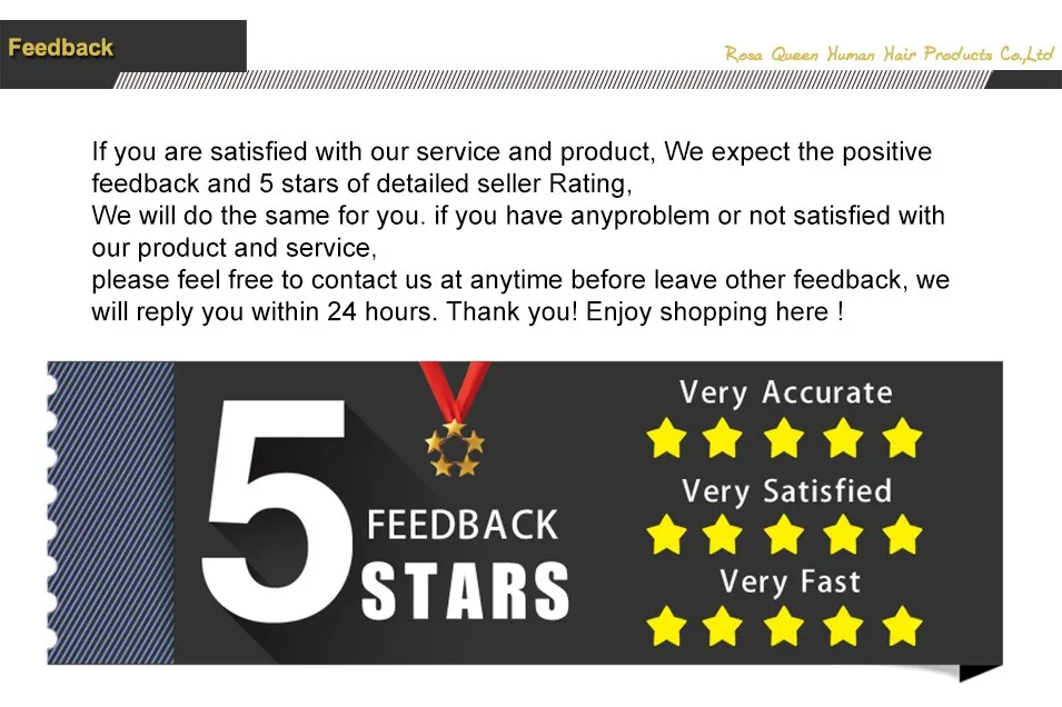 5-star feedback