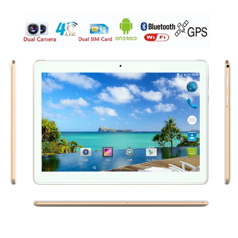 ZDX Brand 10 inch Tablet PC Android 6 0 4G LTE Dual SIM Call phone tablet