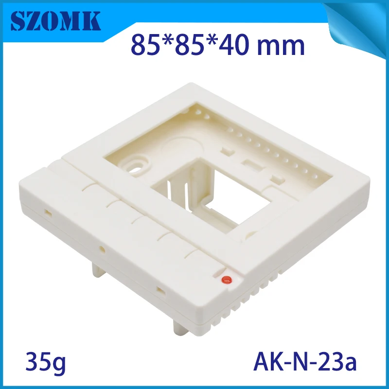 

szomk plastic abs material industry electrical enclosure plastic junction box switch socket bottom box 85*85*40mm