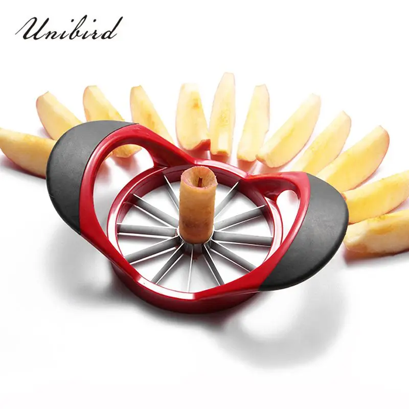 

Unbird Stainless Steel Apple Cutter Kitchen Apple Slicer Corer Fruit Divider Tool Shredders Easy Salad Making Tool Accessories
