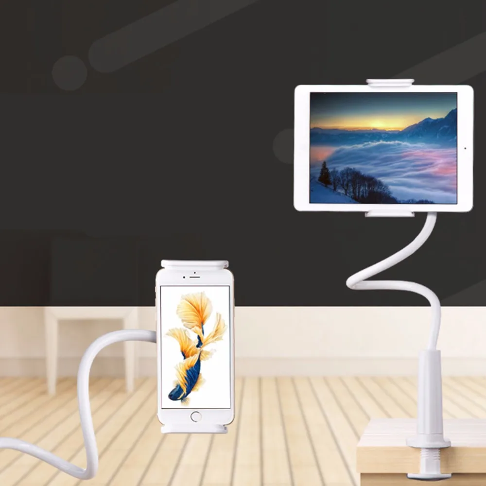 Универсальный гибкий держатель для ленивых для мобильного телефона Gooseneck подставка держатель кронштейн для столешницы подставка для мобильных телефонов, планшетов iPad