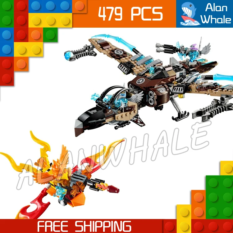 

479pcs 2016 Bela Chimo 10353 Vultrix's Sky Scavenger building blocks mysterious aerial battle Wing Compatible with Lego