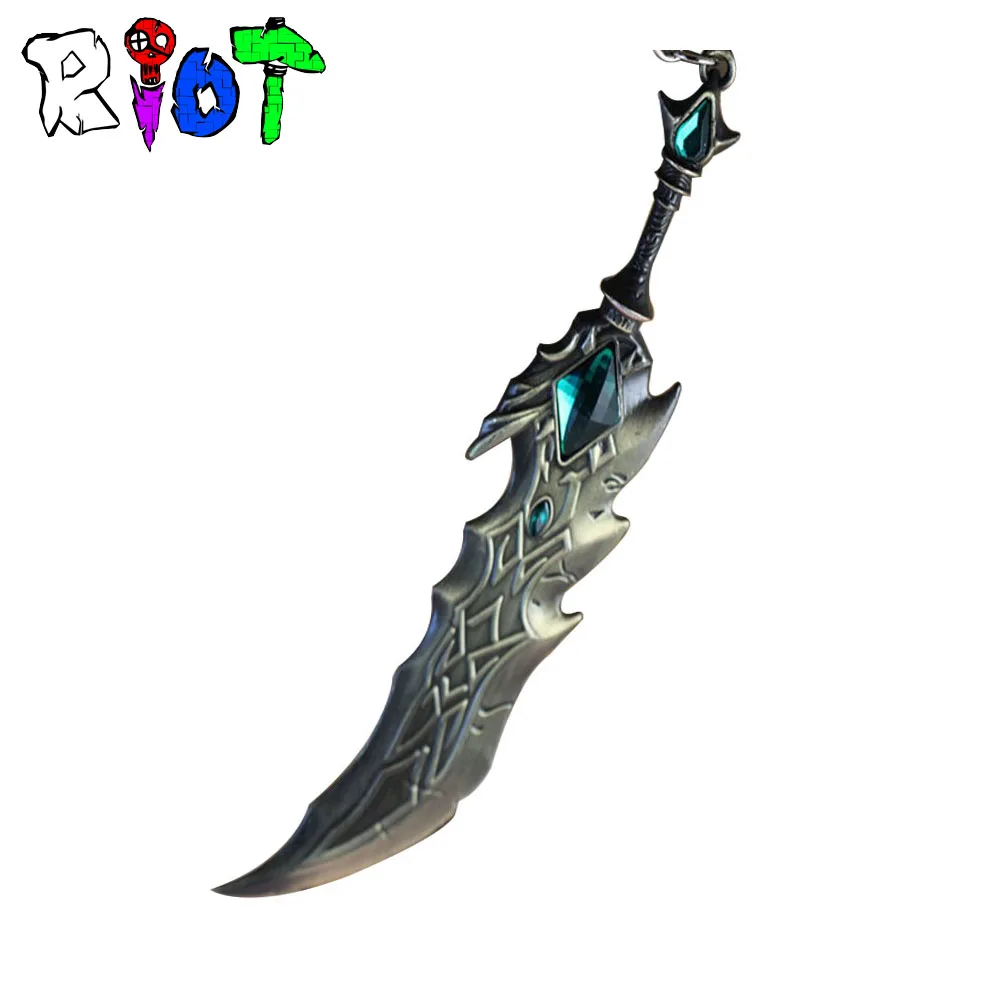 17 см игра Лига героев герои LOL Tryndamere модель оружия брелок модное ювелирное