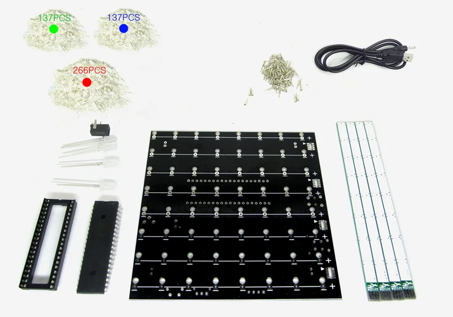 DIY 3D8 multicolor LED mini light cubes Excellent animation Effects /3D CUBES 8 8x8x8 Kits/Junior,Christmas Gift DIY 3D8 multicolor LED mini light cubes Excellent animation Effects /3D CUBES 8 8x8x8 Kits/Junior,Christmas Gift