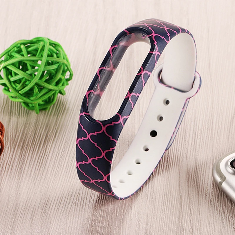 LEMFO 25 цветов аксессуары для mi Band 2 ремешка браслет Xiaomi сменные силиконовые Ремешки