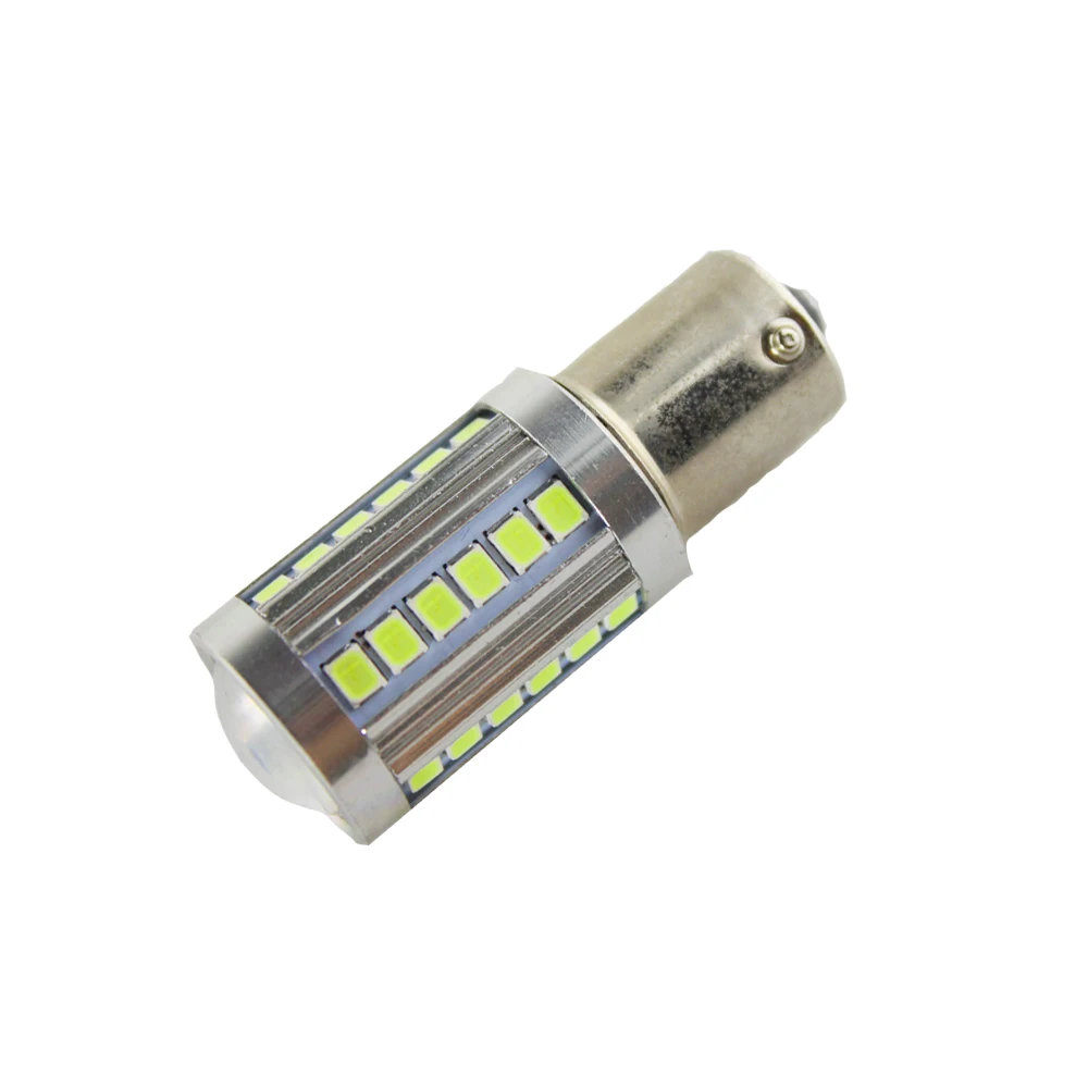 50 шт. Белый 1156 P21W Ba15s 33 2835 SMD светодиодный стоп-сигнал задний светильник 12В |