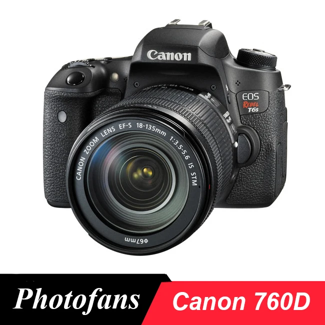 Canon 760D Rebel T6s DSLR Camera 24.2 MP 1080p Video Vari